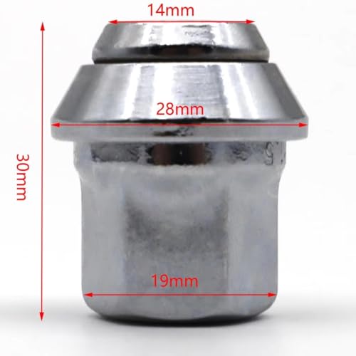Perno rueda de acero templado anticorrosión para Ford B-Max 2
