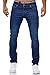 MERISH Jeans Herren Slim Fit Jeanshose Stretch Designer Hose Denim 1509 (33-32, 1509-3 Dunkelblau) je 50 günstig Kaufen-MERISH Jeans Herren Slim Fit Jeanshose Stretch Designer Hose Denim 1509 (33-32, 1509-3 Dunkelblau)