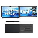 Excellente portabilité: fabriqué en alliage d'aluminium de qualité aérospatiale, design ultra-léger et ultra-fin, pesant seulement 800 grammes. Élargissez votre espace de travail et augmentez votre productivité jusqu'à 200% grâce à ce moniteur portable. Parfait pour le multitâche, il vous permet d'ouvrir plusieurs fenêtres simultanément pour travailler, participer à des vidéoconférences, jouer ou regarder des vidéos en streaming.