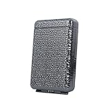 ピーキーブラインダーズ シガレットケース 三面開き 金属 亜鉛合金 ラウンド型 レトロ 14本収納 メンズ ギフト 父の日 誕生日 クリスマス プレゼント (14本の黒いクレーター) [並行輸入品]