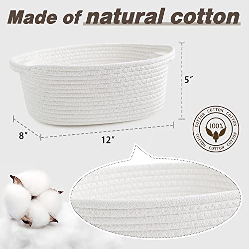 image for Pro Goleem Small Woven Basket with Gift Bags and Ribbons Durable Baske