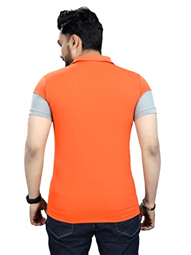 Image of Men's Regular Fit Striped Polo T-Shirts