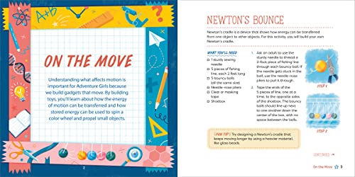 image for Adventure Girls! STEM Crafts: 40 Activities for Curious, Creative, Cou
