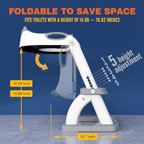 image for Potty Training Seat, SKYROKU Upgrade Toddler Toilet Seat for Kids Boys