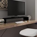 Ce meuble TV moderne présente un design élégant en verre trempé noir, parfait pour sublimer votre salon ou votre bureau. Sa surface lisse et facile à nettoyer conserve longtemps son bel aspect sans effort.