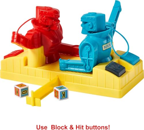 Mattel Rock 'Em Sock 'Em Robots juego de mesa niños miniatura 4