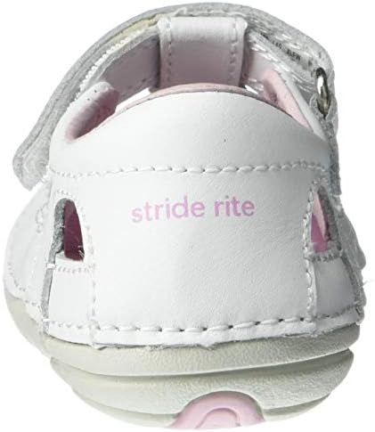 Stride Rite Girl's Soft Motion Aurora Athletic Sneaker, White, 3 Wide Infant | Image 2