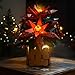 BrickBling Light Only, Compatible with Lego Icons Poinsettia Flower Décor, LED Lighting Compatible with Lego 10370 - Light Kit Only, Not Come with Model