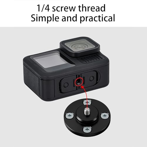 Soporte de montaje de pared de aleación de aluminio de 1/4 rosca estándar con luz DSLR, soporte de montaje para equipo de estudio negro - imagen 8