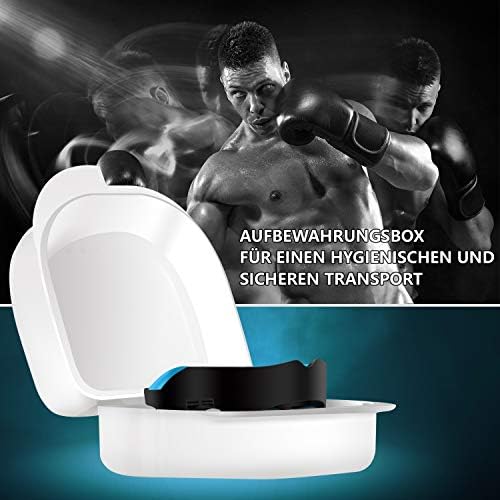 Protège-dents Adulte Avec Attache Pour Casque – Rugby, Football – Silicone Neuf