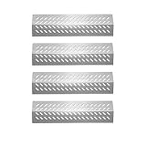 Kalomo Edelstahl-Grill-Hitzeschild, Brenner-Abdeckungen für Flammen-Tamer, BBQ Gas-Grill teile für Bull Angus 47628, 47629, Brahma 57568, Outlaw 26039, Lonestar Select 87049, Kal-Flamme.