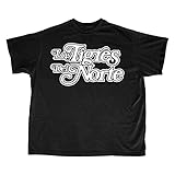 Los Tigres del Norte Official T Shirt Band Photo and Gradient Logo Black Size M