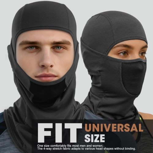 Image of WTACTFUL Breathable Balaclava Face Mask Men, Summer UPF 50+ Sun Protection