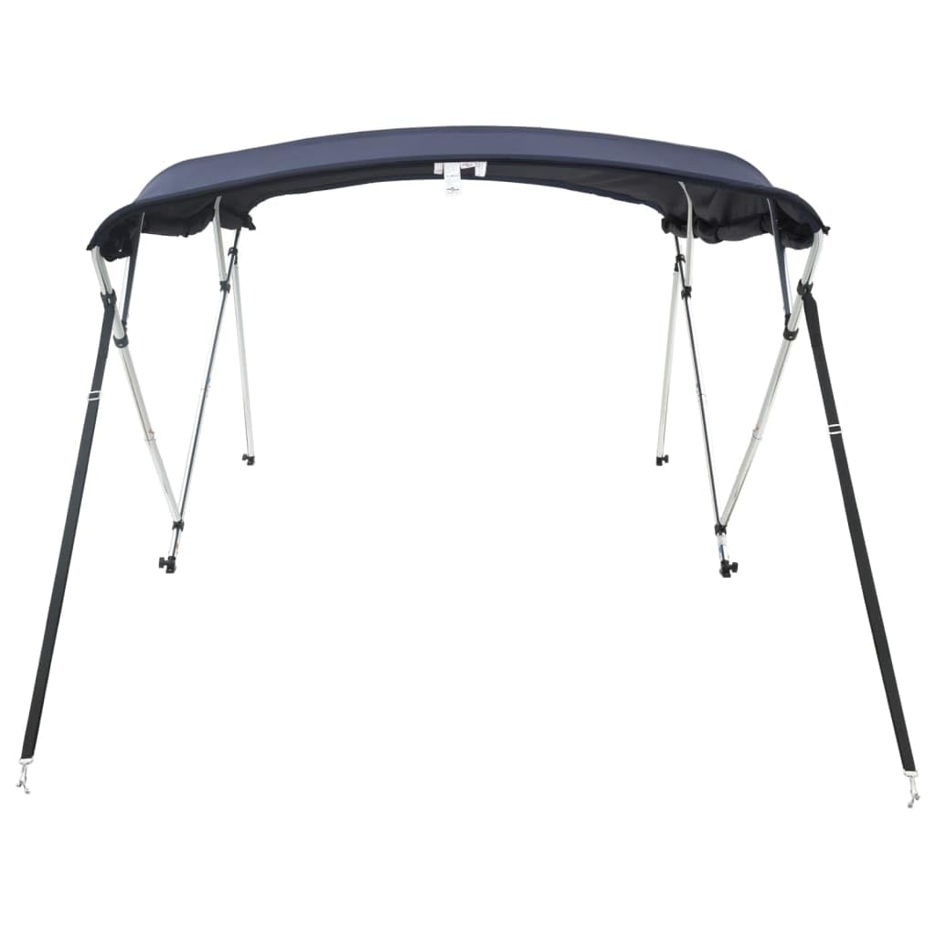 vidaXL Toit bimini à 4 arceaux parois latérales 243x(170-182)x137 cm