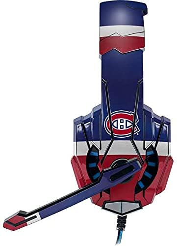 Skinit Decal Skin Compatible with BENGOO G9000 Gaming Headset - Officially Licensed NHL Montreal Canadiens Jersey Design