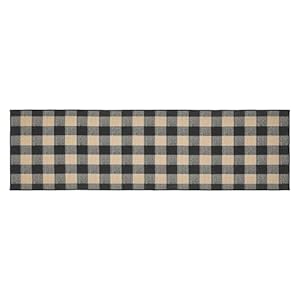 Vhcbrandsblackcheckindoorrugrunnerrect22x78polyesterarearugaccentrugfloordecorblackcheckcollectionrectangle22x78countryblack Urban Country Home Decor Vhc brands black check indoor rugrunner rect 22×78 polyester area rug accent rug floor decor black check collection rectangle 22×78 country black urban country home decor