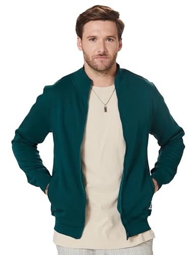 Image of Amazon Brand - Symbol Women's Men's Cotton Blend High Neck Fleece Sweatshirt (Available in Plus Sizes)