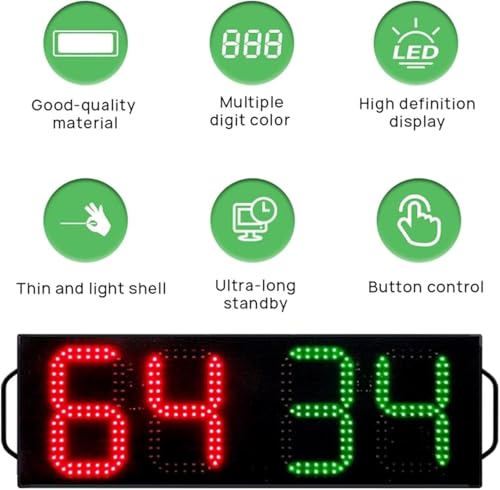 Marcador electrónico grande para básquetbol y fútbol LED miniatura 3