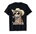 USA Flag Cat 4th of July Men Women Kids Funny Patriotic T-Shirt