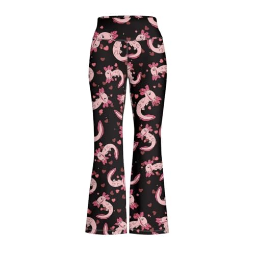 Image of Girls Flare Leggings 5-14T Cute Bell Bottoms for Girl Yoga Pants for Gym