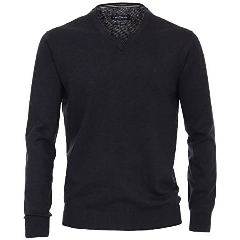 CASAMODA Men's Jumper Sweater, Grey Dark Blue, M Cover