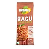 Beamy, Preparato per Ragù Plant-Based, Ricco di Proteine, Fonte di Fibre e Ferro, Alternativo alla Carne, Senza Glutine e Conservanti, 90 g