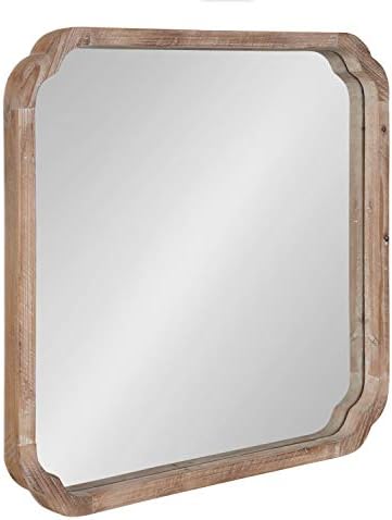 Kate and Laurel Marston Wood Framed Wall Mirror