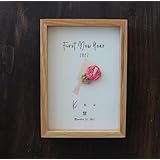 【破魔矢/破魔弓/初正月/名前入り】柄も字体も選べる！お子様の初めてのお正月に飾る★初正月ポスター (紺)