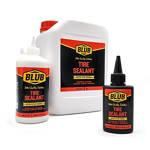 Blub Sigillante Tubeless MTB 500mL, Sigillante Antiforatura Biciclette, Sigillante per Riparazione di forature di Pneumatici, Prevenire e Riparare Le Ruote della Bici