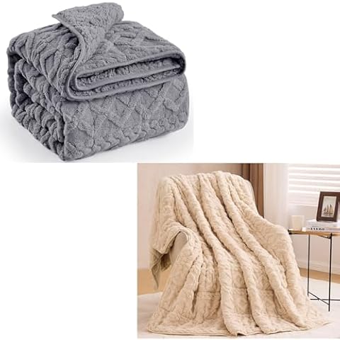 immtree Weighted Blanket for Adults Twin Size 15lbs Cover