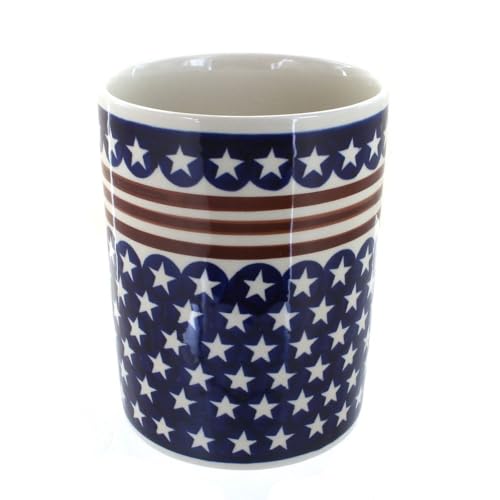 Blue Rose Polish Pottery - Blue Stars & Stripes Utensil