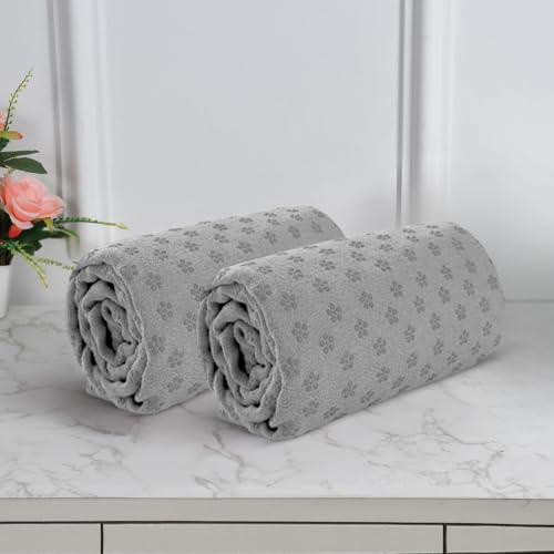Black Gold Microfiber Yoga Towel Mat