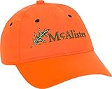 Drake MC8120-BLZ Upland Embroidered Twill Cap Blaze Orange OSFM