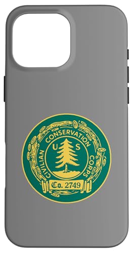Vintage Civilian Conservation Corps Retro CCC Logo X}zP[X iPhone 16 Pro Max p
