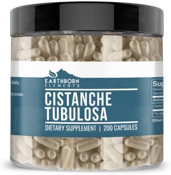 Earthborn Elements Cistanche Tubulosa (200 Capsules) Pure, No Fil...
