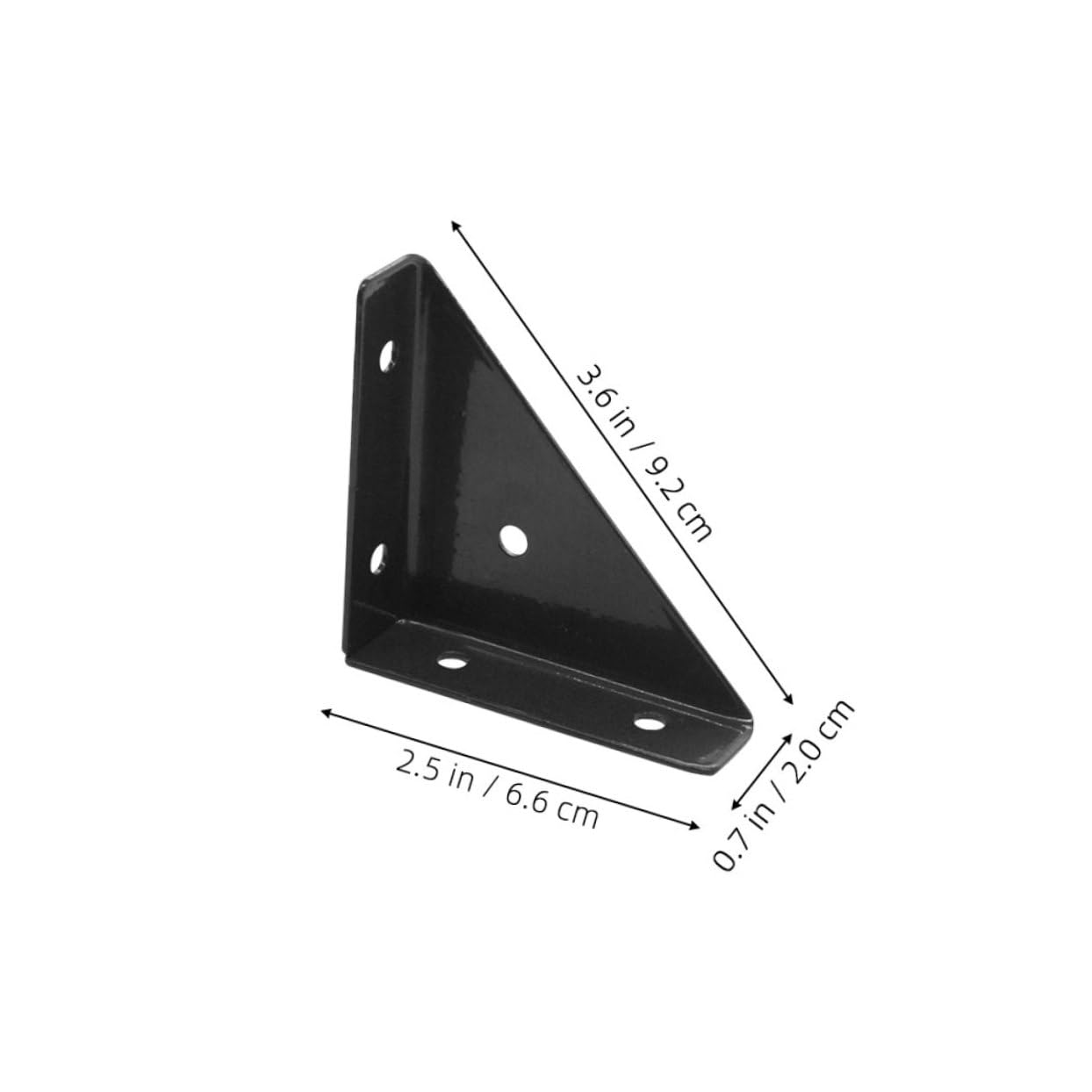 CIYODO Furniture Connectors 6pcs Bed Corner Metal Triangle Brackets Secure Hardware