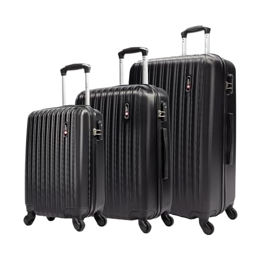 Conjunto de malas de viagem PMG Londres Swiss Move Preta