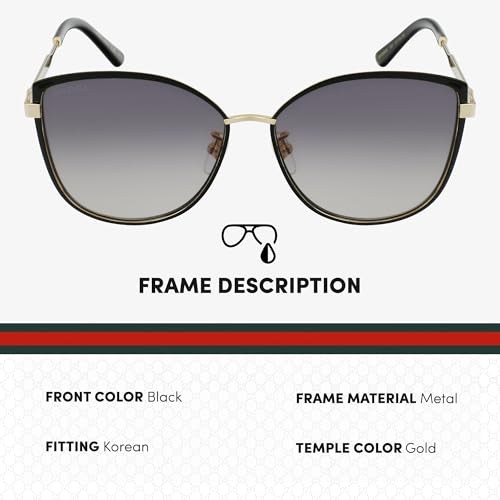 Gucci GG0589SK Designer Sunglasses: Elegant Cat-Eye Frame Eyewear with Premium eSHADES Kit - Epitome of Luxury and Style2