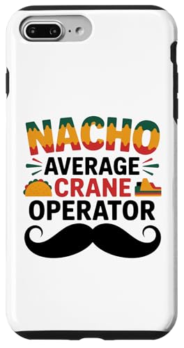 Nacho Average Crane Operator Sombrero Beard Cinco de Mayo �X�}�z�P�[�X iPhone 7 Plus/8 Plus �p
