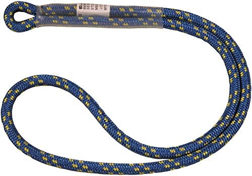 BlueWater Ropes 8mm Dynamic Sewn Prusik Loop (Blue, 24")