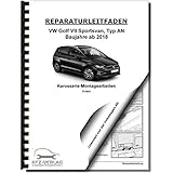  VW Golf 7 Sportsvan AN (18>) Karosserie Montagearbeiten Innen Reparaturanleitung