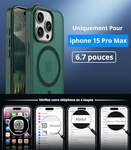Coque protectrice iPhone 15 Pro Max Vansdon finition mate premium - 4