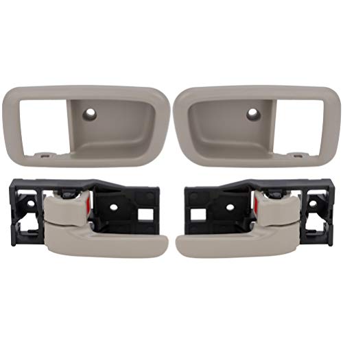 Aintier Replacement Fit For 2000-2006 For Toyota Tundra 4Pcs Door Handles Interior Gray - Front Driver Left Passenger Right Side 4Pcs #TOP6