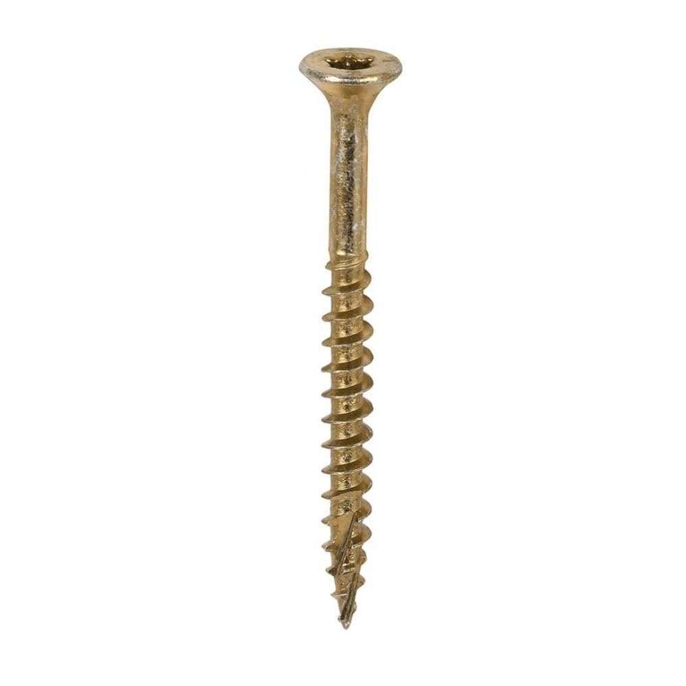 Timco Yellow Pack Of 200-4.0 X 45 C2 Clamp-Fix Multi-Purpose Premium Screws - Tx - Double Countersunk