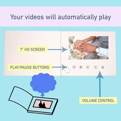 10" Video Brochure, A4 Hard Backed, with Stand, 4gb Memory (4 Hour Run time) - Image 8