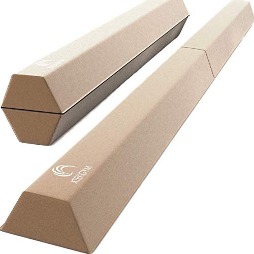 XTEK Gym 8ft Pro Foldable Balance Beam, Extra Long Floor Gymnastics Beam | Lightweight, Heavy Duty Foam | Home Training Gymnastics Equipment for Kids Adults (Tan) XTEK Gym 8ft Pro Foldable Balance Beam, Extra Long Floor Gymnastics Beam | Lightweight, Heavy Duty Foam | Home Training Gymnastics Equipment for Kids Adults (Tan)