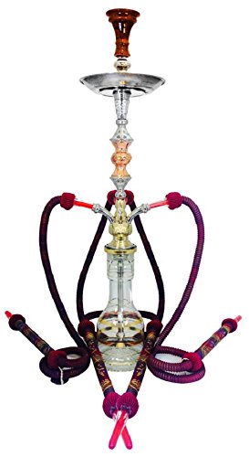 Khalil Mamoon Basha Four Hose Hookah 34" Four Hose Hookah
