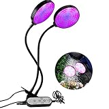Alitade 30W Grow Lights for Indoor Plants Waterproof Full Spectrum LED Grow Light Bulb,5 Dimmable Levels, 4/8/12H Timer,3 Switch Modes,Use for Seedling Growing Blooming Fruiting
