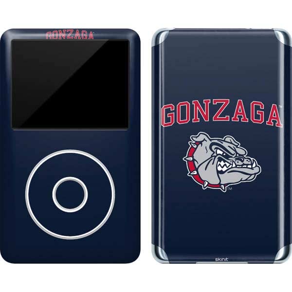Skinit Decal MP3 Player Skin Compatible with iPod Classic (6th Gen) 80GB - Officially Licensed College Bulldogs Gonzaga Design