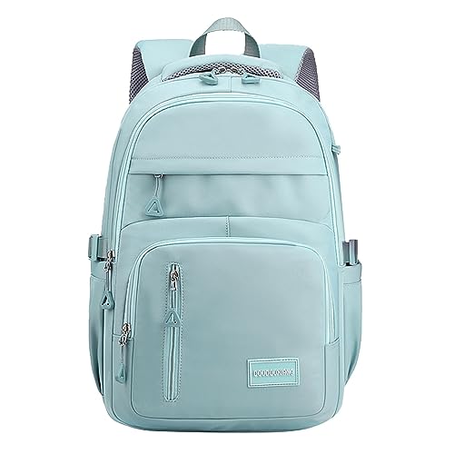 Sac à dos nylon bleu surdimensionné fini le manque de place à l'école